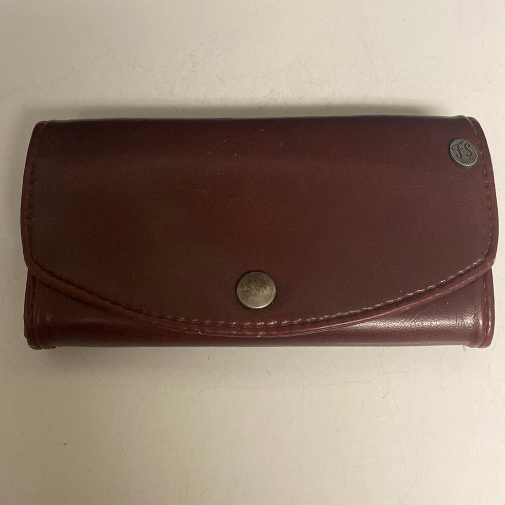 FS ORIGINAL Accordian Leather Bifold Snap Wallet